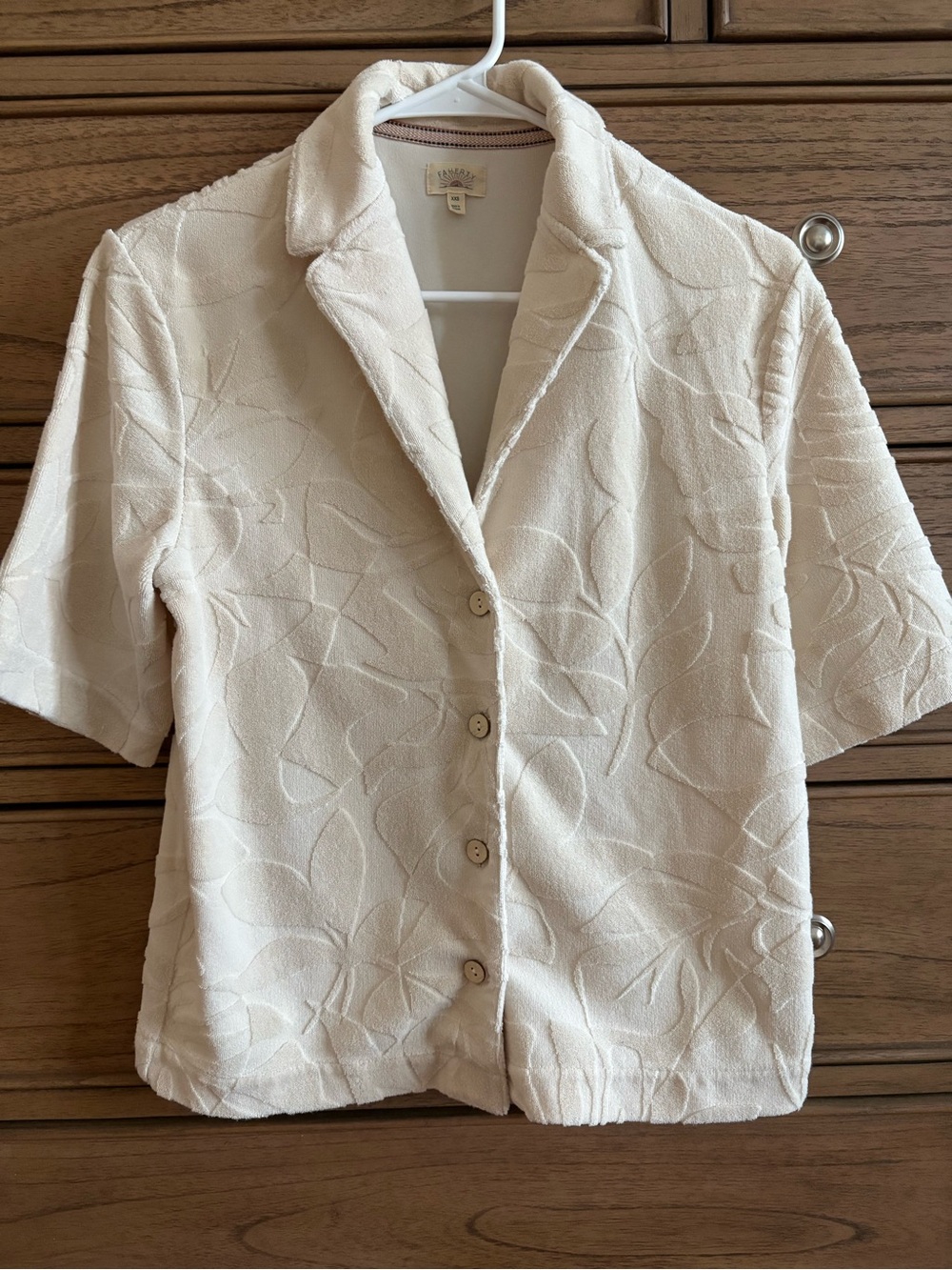 Faherty Cabana Terry Towel matching shirt and short set